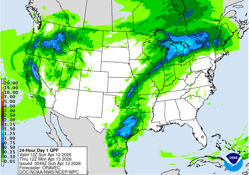 WPC QPF day1