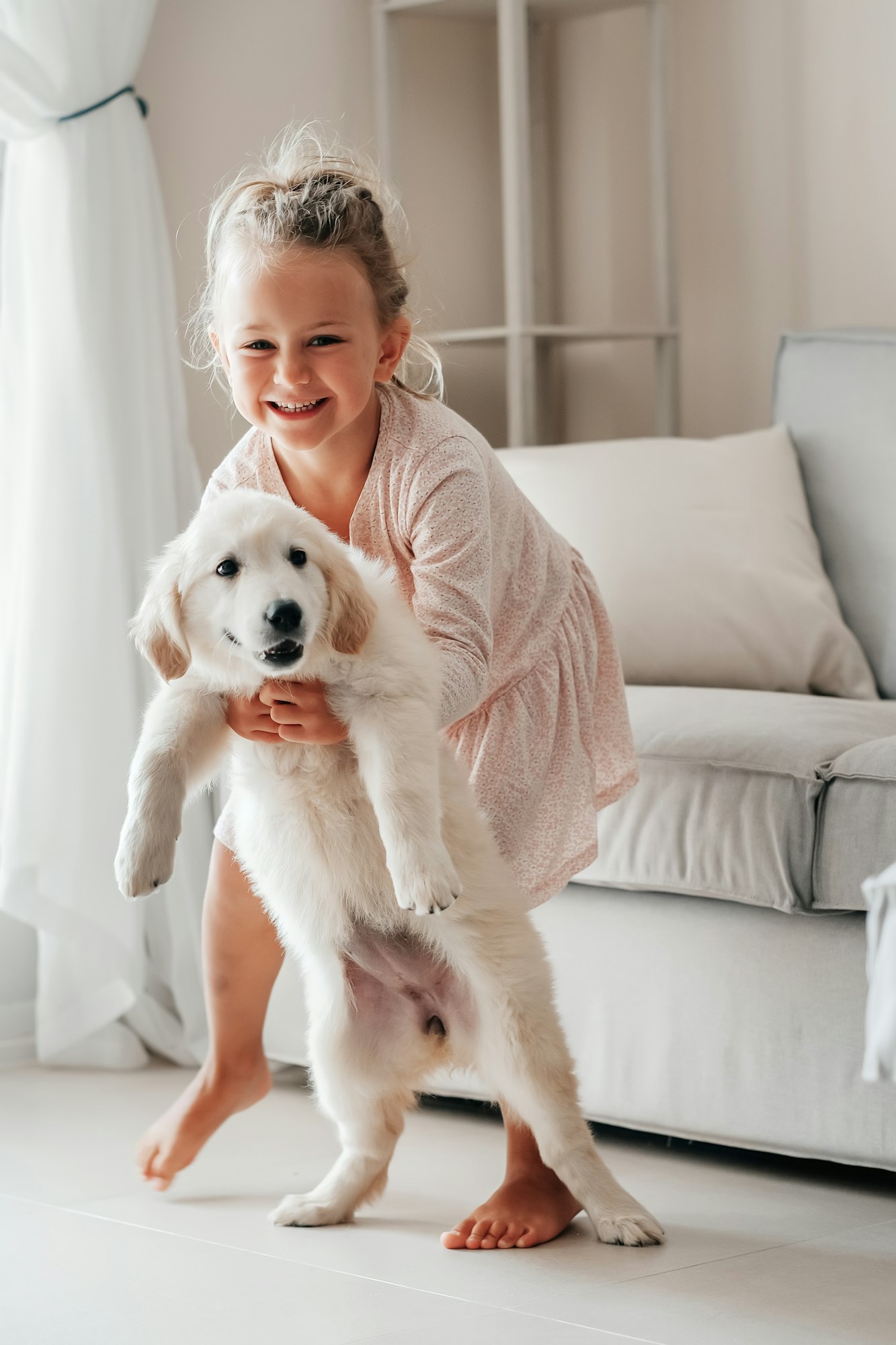 kids emotion mental health friends love tightly cuddle vertical,play hugging dog puppy